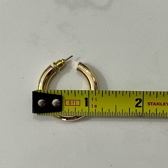 Gold Hoop Earrings - Picture 5 of 5